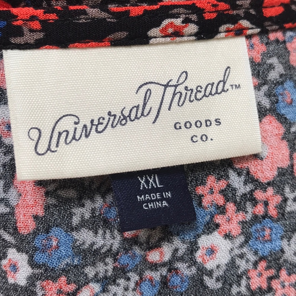 Universal Thread Patterned Wrap Dress Never Worn - image 5